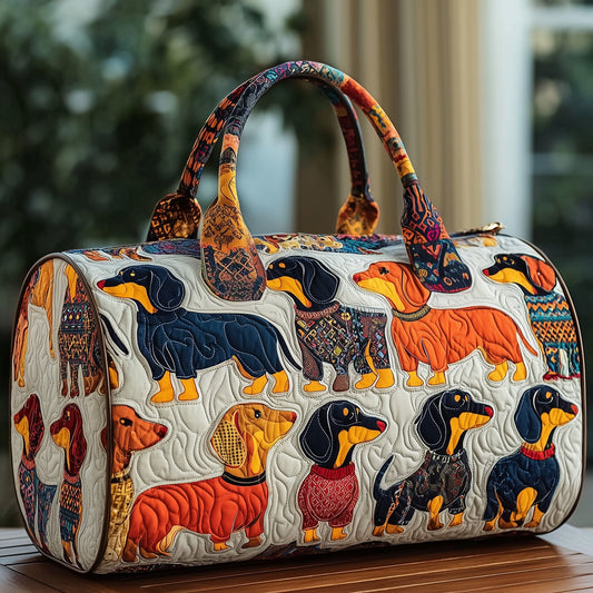 Dachshund Quilted Duffle Bag GFTOMA4174