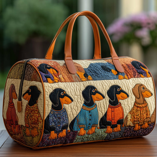Dachshund Quilted Duffle Bag GFTOMA4177