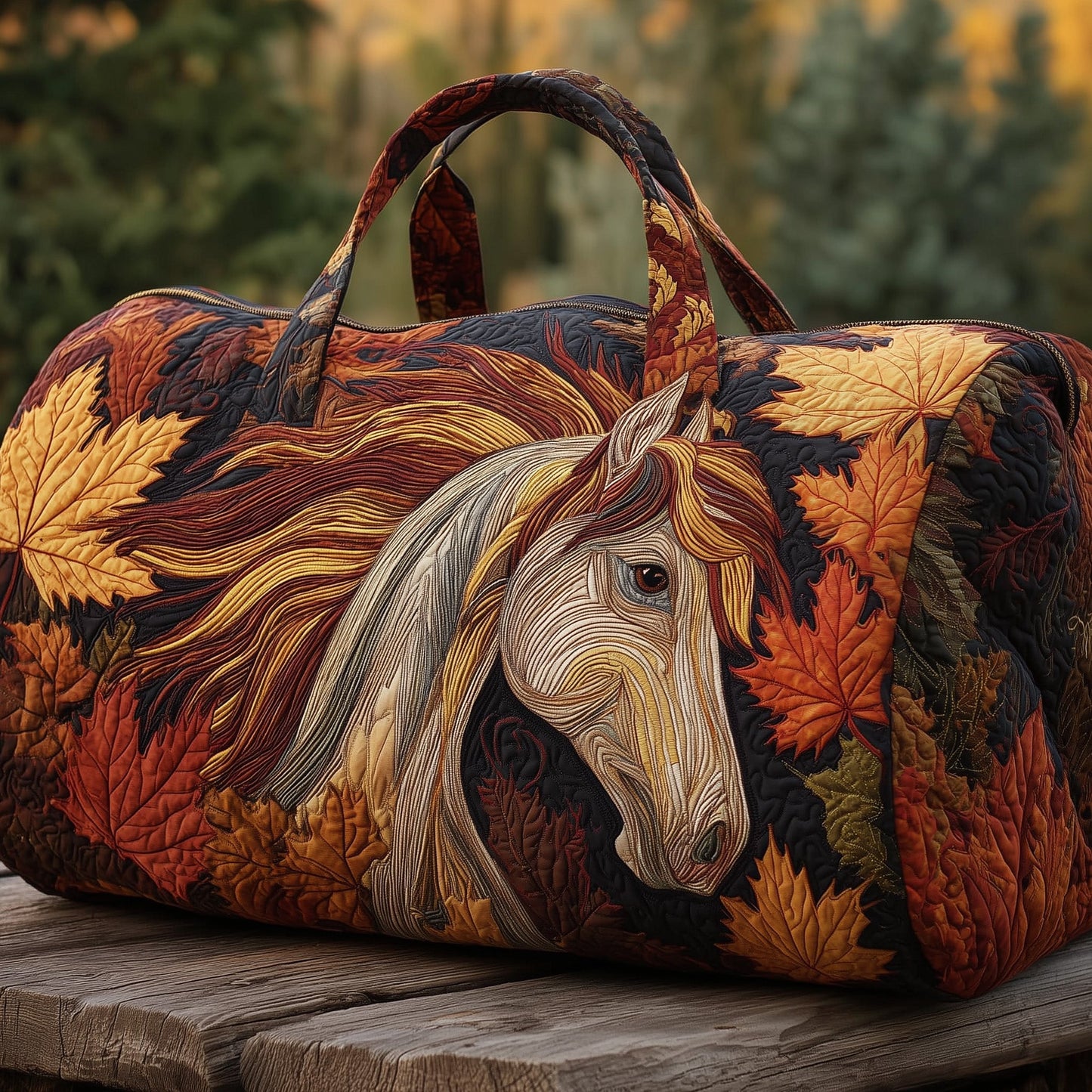 Horse Quilted Duffle Bag GFTOMA4185