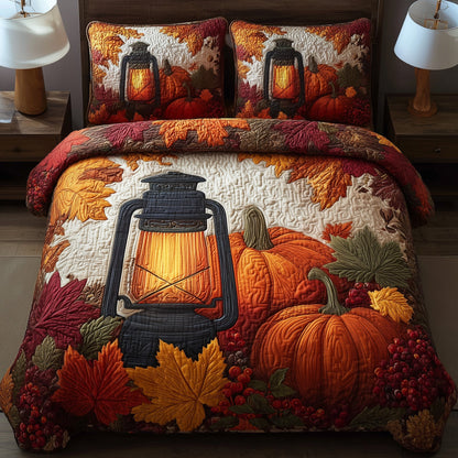 Autumn Vibe 3-Piece Quilted Bedding Set GFTOMA4223