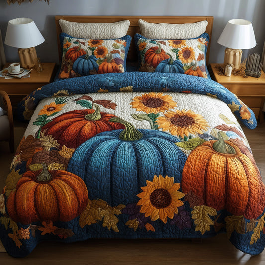 Autumn Vibe 3-Piece Quilted Bedding Set GFTOMA4225