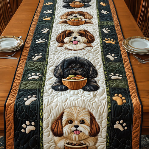 Shih Tzu Quilted Table Runner GFTOMA422
