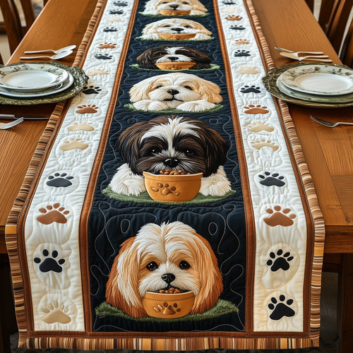 Shih Tzu Quilted Table Runner GFTOMA424