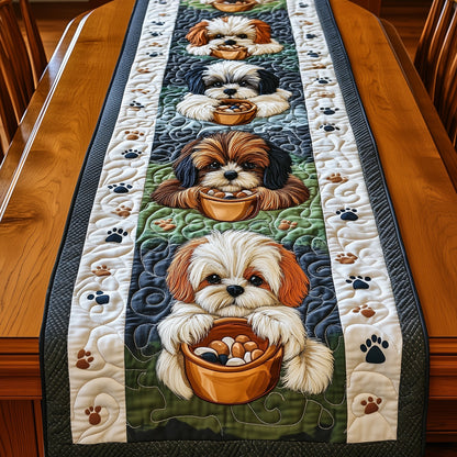 Shih Tzu Quilted Table Runner GFTOMA430