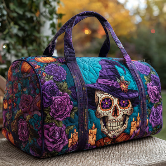 Sugar Skull Quilted Duffle Bag GFTOMA4311