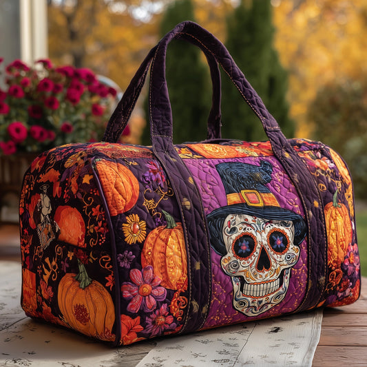 Sugar Skull Quilted Duffle Bag GFTOMA4312
