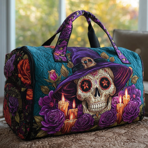 Sugar Skull Quilted Duffle Bag GFTOMA4314