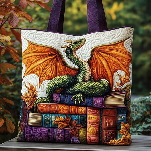 Cozy Dragon Quilted Tote Bag GFTOMA4323