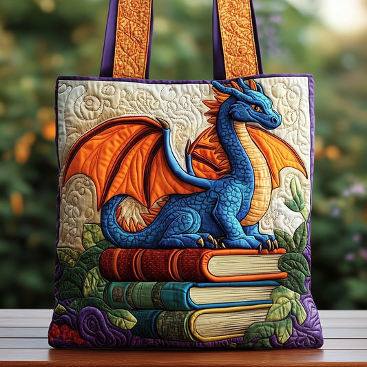 Cozy Dragon Quilted Tote Bag GFTOMA4327