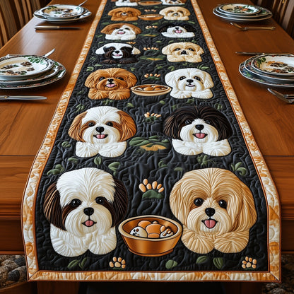 Shih Tzu Quilted Table Runner GFTOMA434