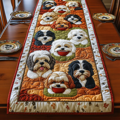 Shih Tzu Quilted Table Runner GFTOMA439