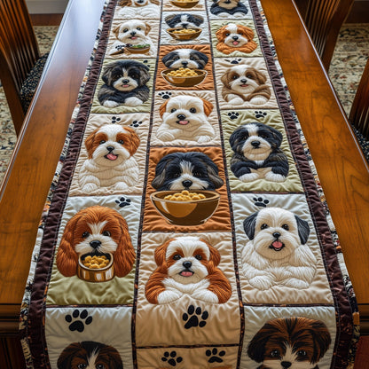 Shih Tzu Quilted Table Runner GFTOMA441