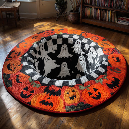 Haunted Whirl Quilted Round Mat GFTOMA4424