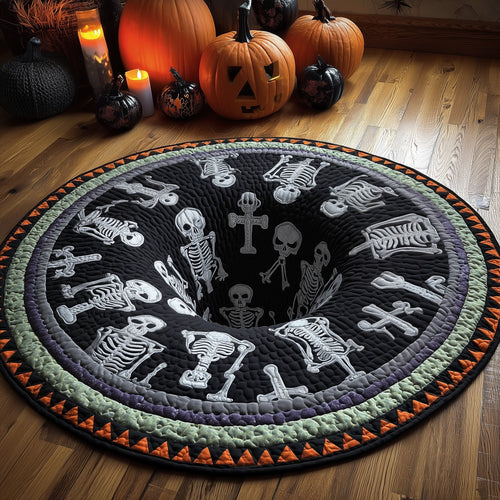 Haunted Hollow Quilted Round Mat GFTOMA4482