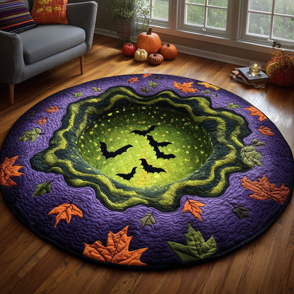 Haunted Hollow Quilted Round Mat GFTOMA4488