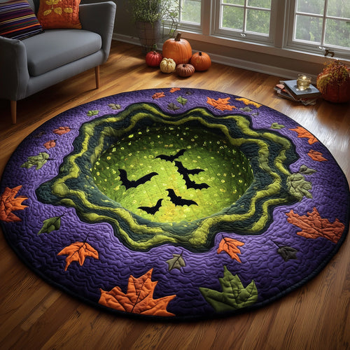 Haunted Hollow Quilted Round Mat GFTOMA4488