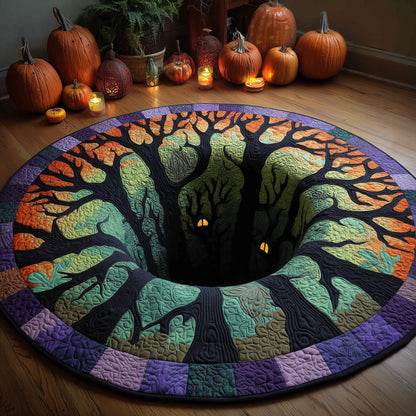 Haunted Hollow Quilted Round Mat GFTOMA4490