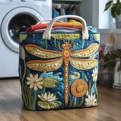 Dragonfly Quilted Laundry Basket GFTOMA4509