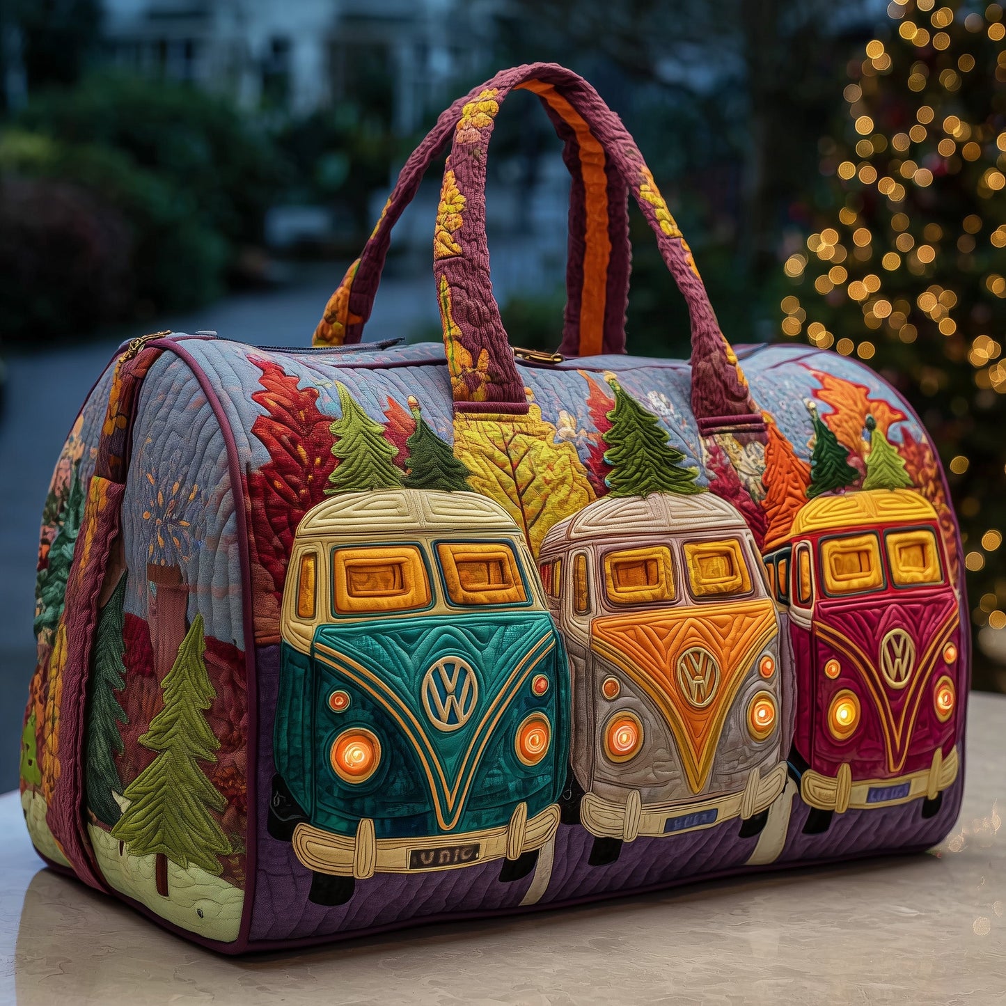 Snowflake Van Quilted Duffle Bag GFTOMA4525