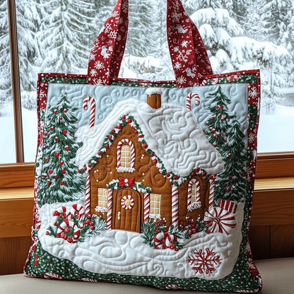 Gingerbread Quilted Tote Bag GFTOMA4583