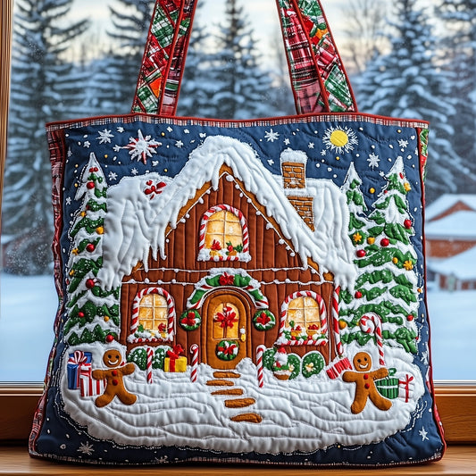 Gingerbread Quilted Tote Bag GFTOMA4585
