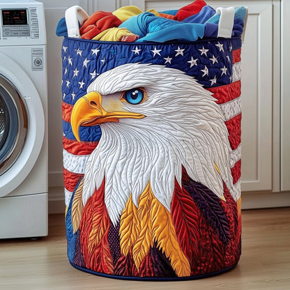 Eagle Quilted Laundry Basket GFTOMA4602