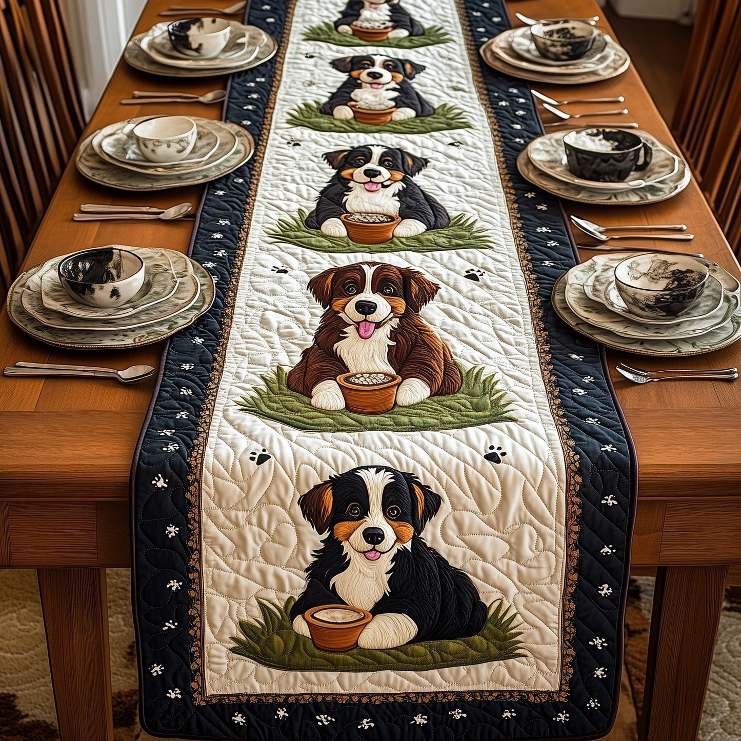 Bernese Quilted Table Runner GFTOMA461