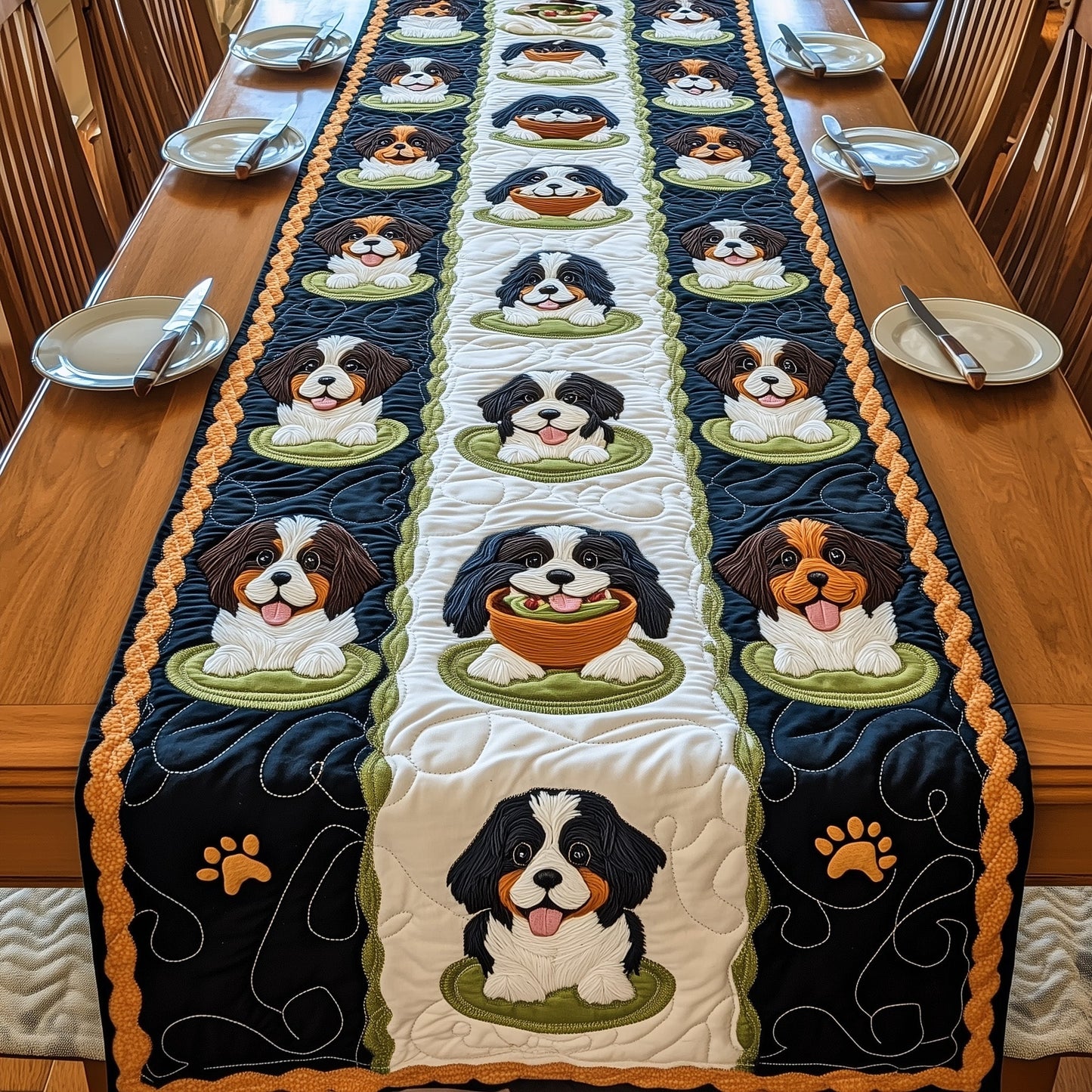 Bernese Quilted Table Runner GFTOMA463