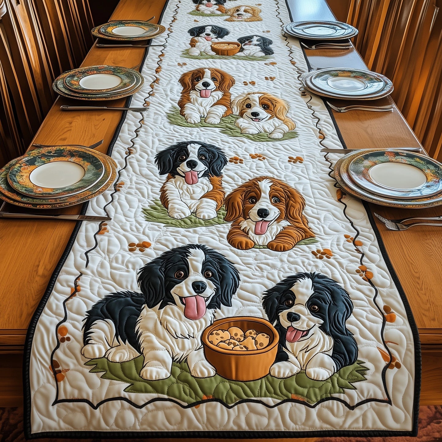 Bernese Quilted Table Runner GFTOMA471