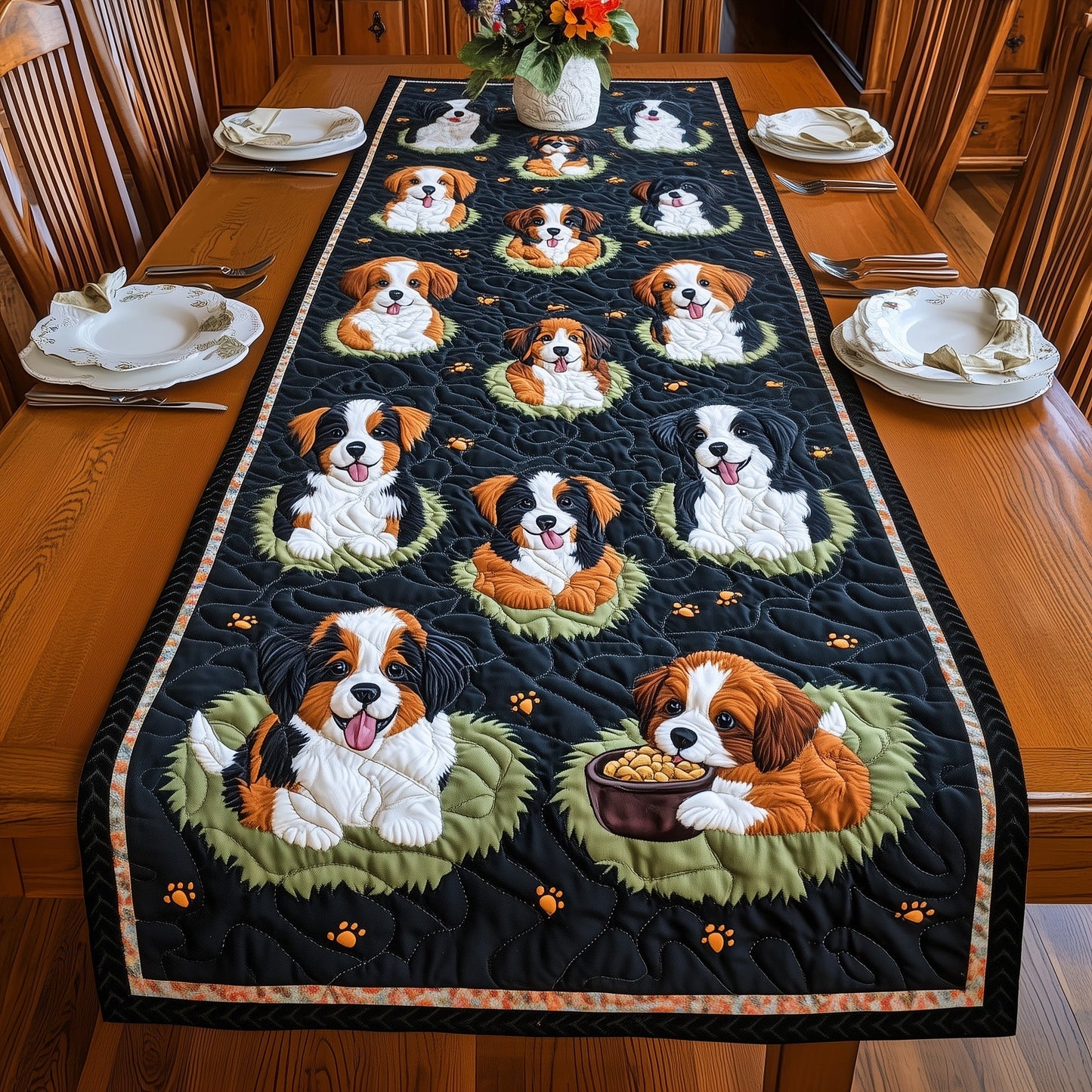 Bernese Quilted Table Runner GFTOMA472