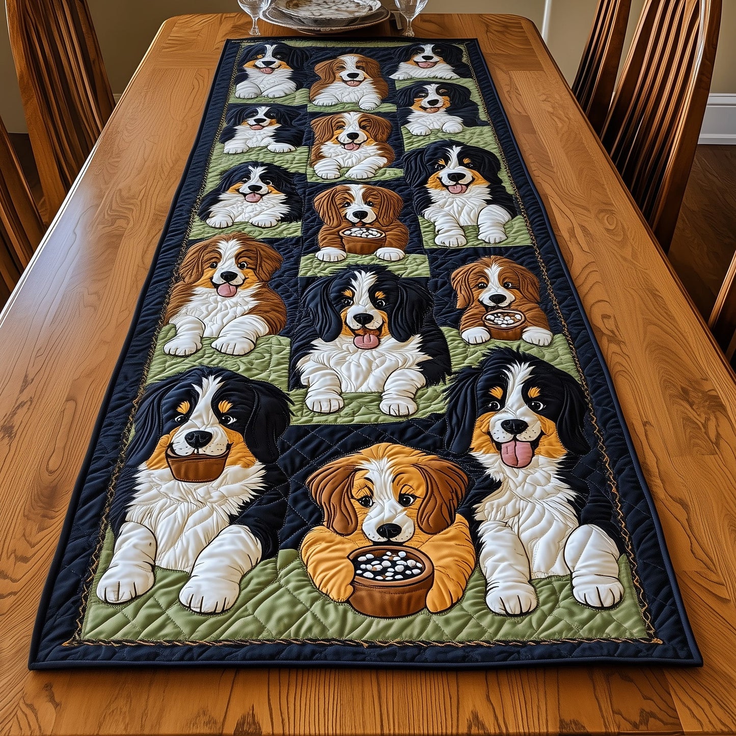 Bernese Quilted Table Runner GFTOMA476