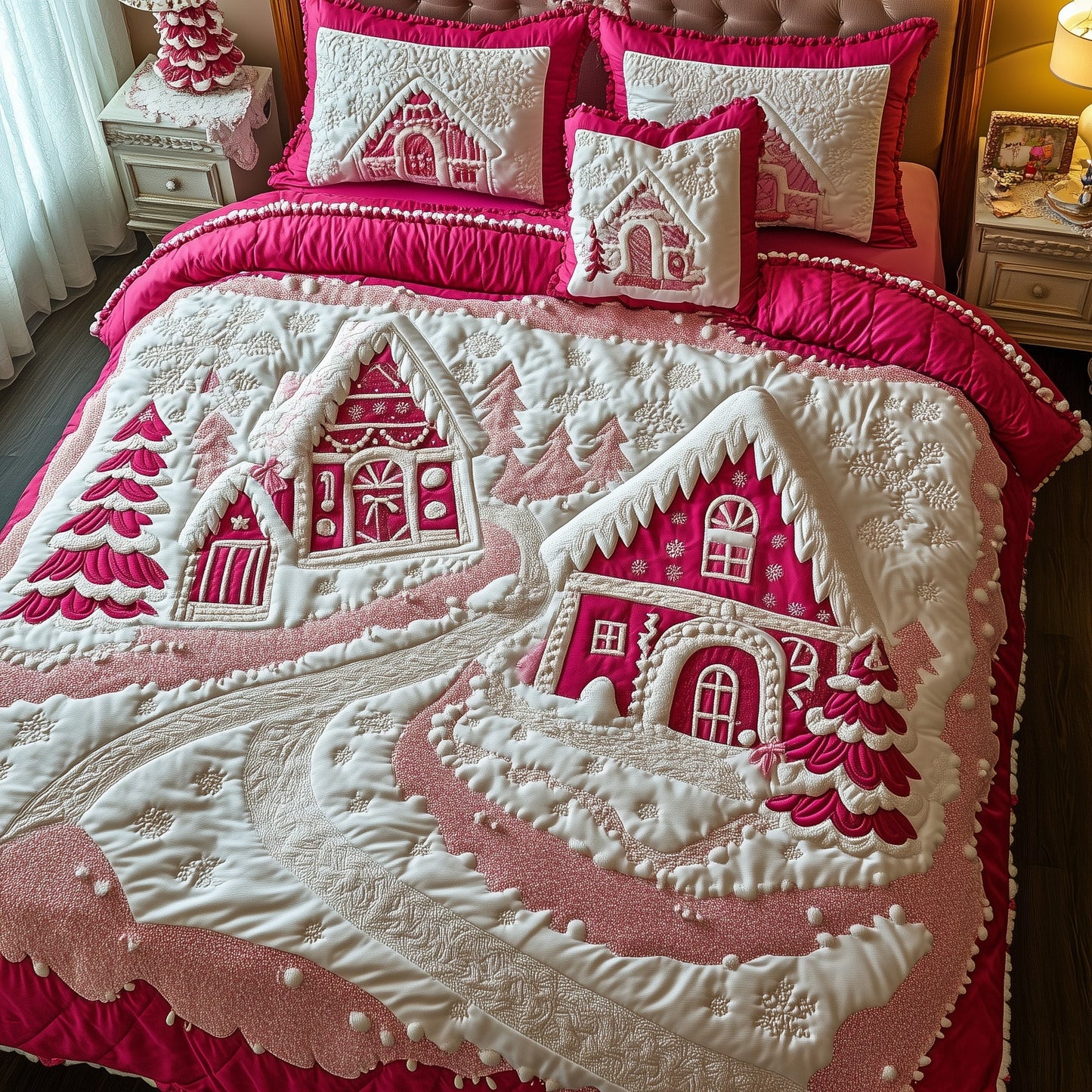 Gingerbread Village Duvet Cover Set GFTOMA4784