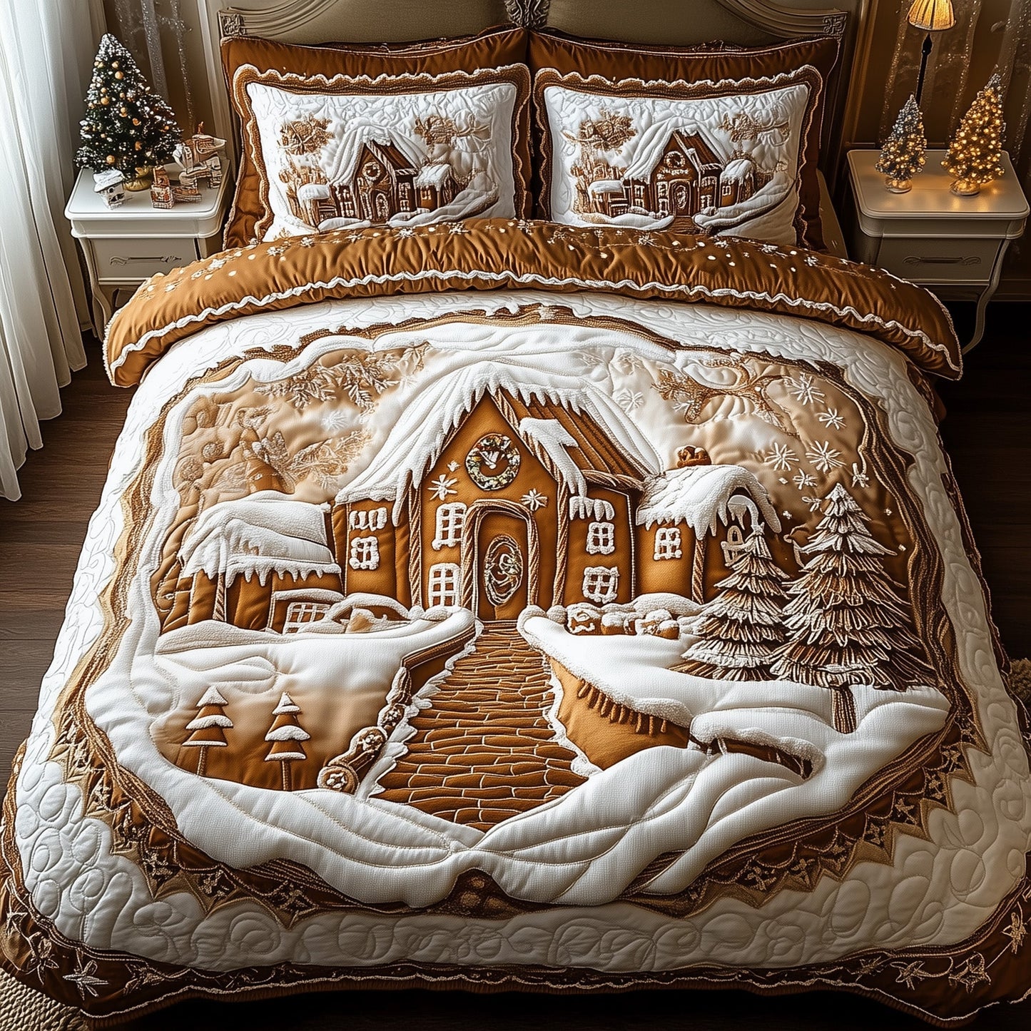 Gingerbread Village Duvet Cover Set GFTOMA4785