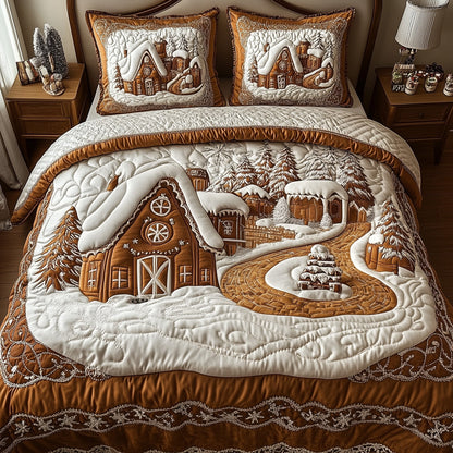Gingerbread Village Duvet Cover Set GFTOMA4786