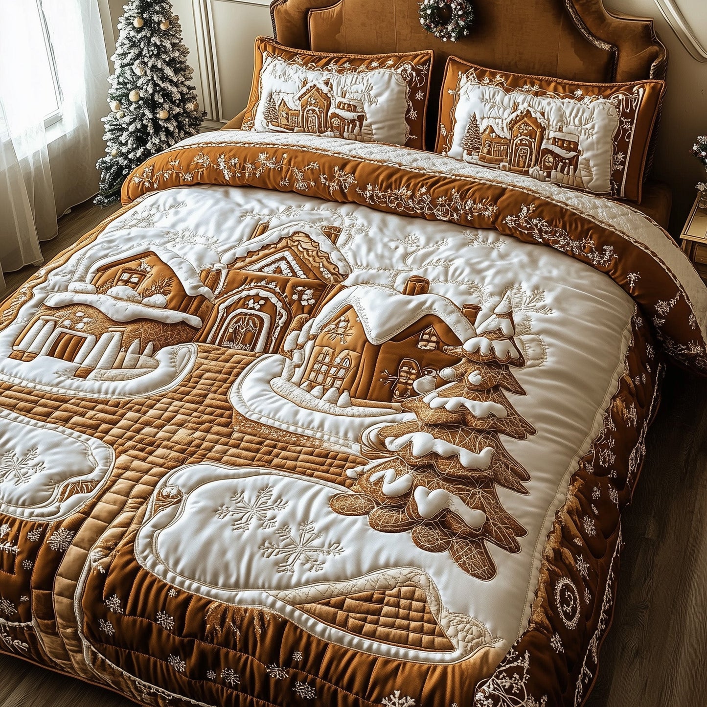 Gingerbread Village Duvet Cover Set GFTOMA4789