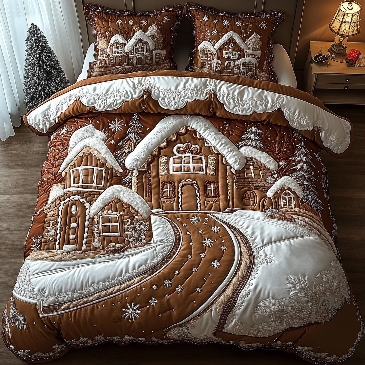 Gingerbread Village Duvet Cover Set GFTOMA4790