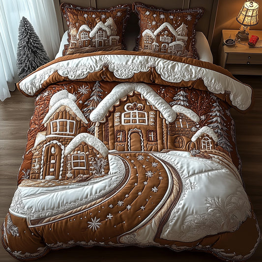 Gingerbread Village Duvet Cover Set GFTOMA4790