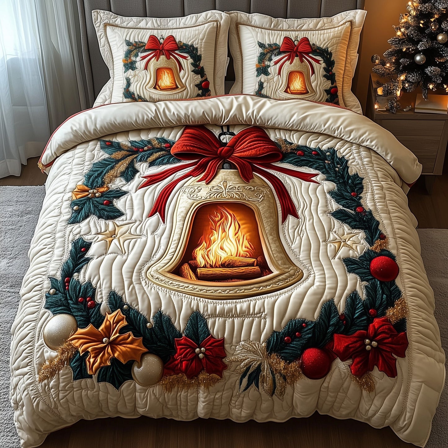 Yuletide Melody Duvet Cover Set GFTOMA4836