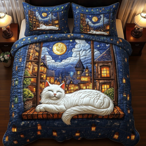 Starlit Cat Duvet Cover Set GFTOMA4840
