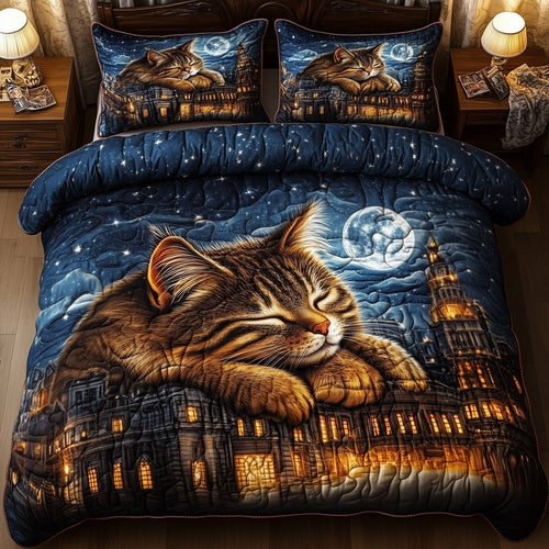 Starlit Cat Duvet Cover Set GFTOMA4841