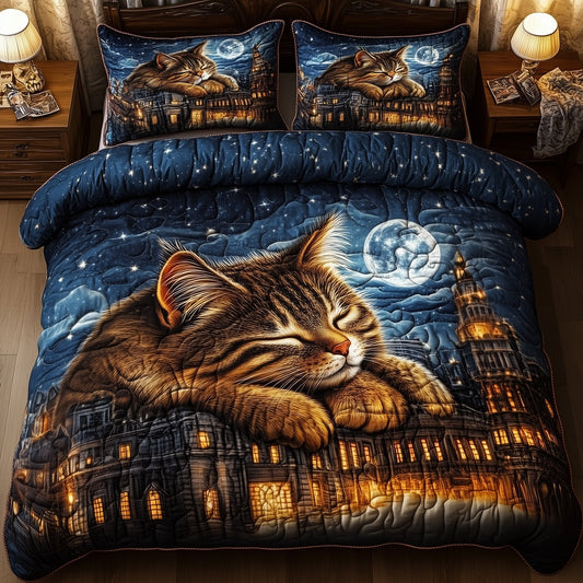 Starlit Cat Duvet Cover Set GFTOMA4841