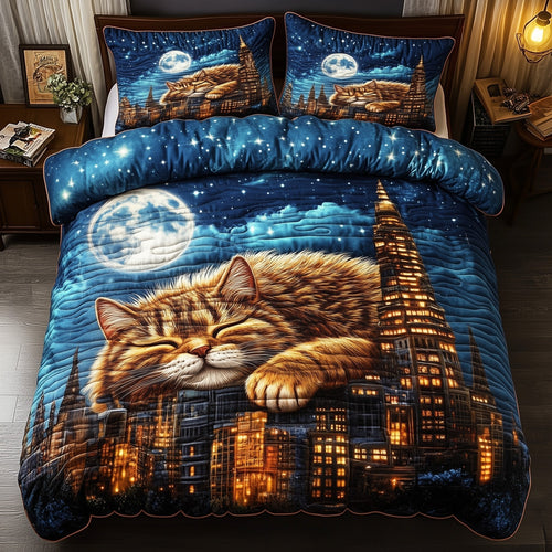 Starlit Cat Duvet Cover Set GFTOMA4842