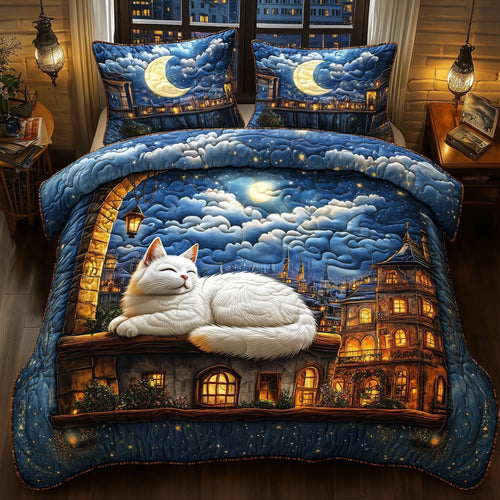 Starlit Cat Duvet Cover Set GFTOMA4843