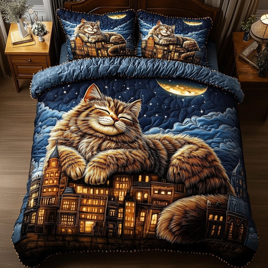 Starlit Cat Duvet Cover Set GFTOMA4845