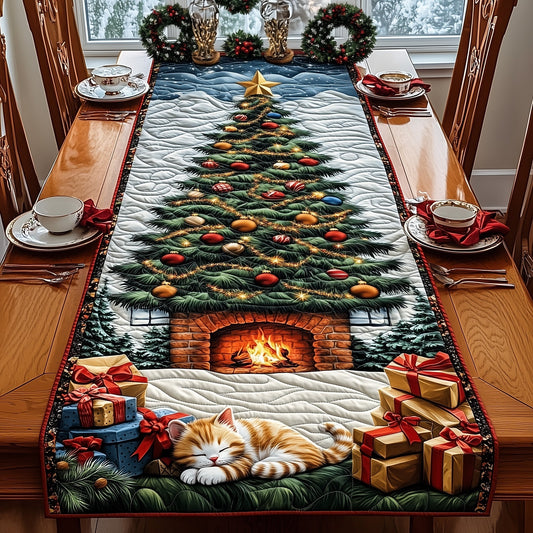 Mistletoe Mews Quilted Table Runner GFTOMA4851