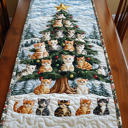 Mistletoe Mews Quilted Table Runner GFTOMA4859