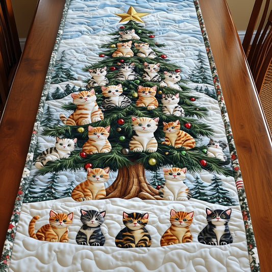 Mistletoe Mews Quilted Table Runner GFTOMA4859