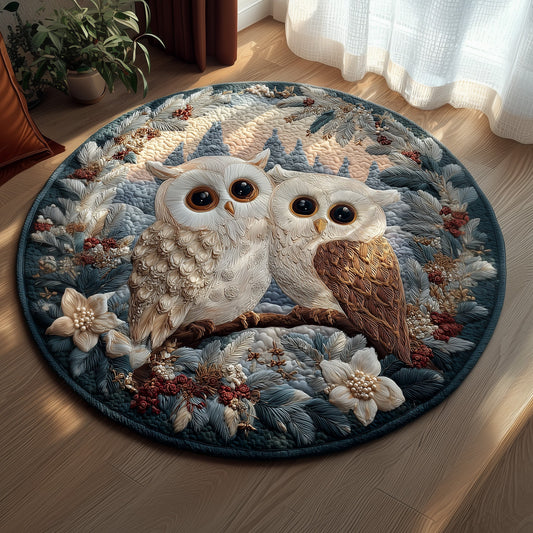 Enchanted Owl Quilted Round Mat GFTOMA4860
