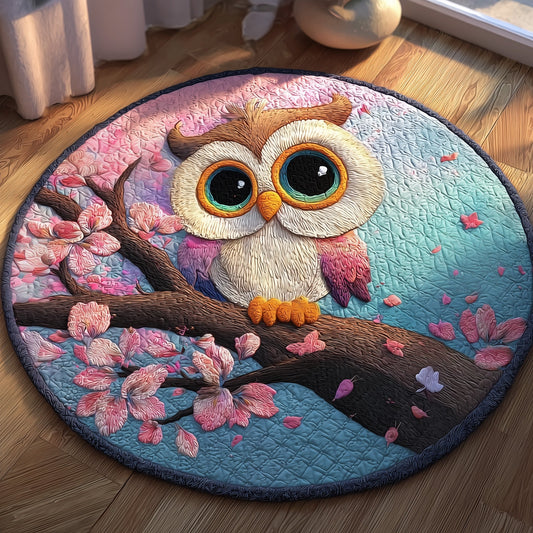 Enchanted Owl Quilted Round Mat GFTOMA4861