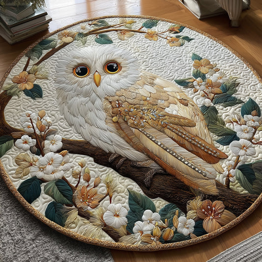 Enchanted Owl Quilted Round Mat GFTOMA4862
